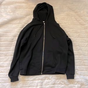 oversized zip up hoodie